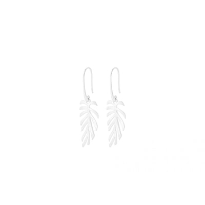 Pernille Corydon - Fern Leaf Earhooks - sølv